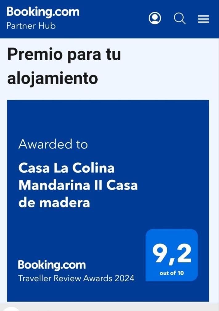 Casa La Colina Mandarina II Casa De Madera Villa Tahal Eksteriør billede